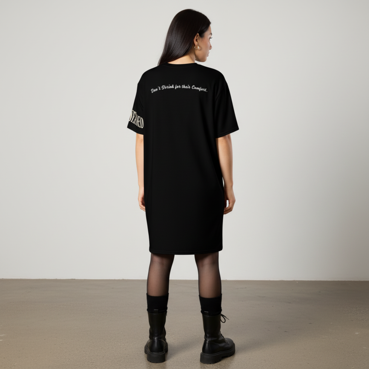 Empowerment Looks Damn Good On You | Oversized T-Shirt Dress