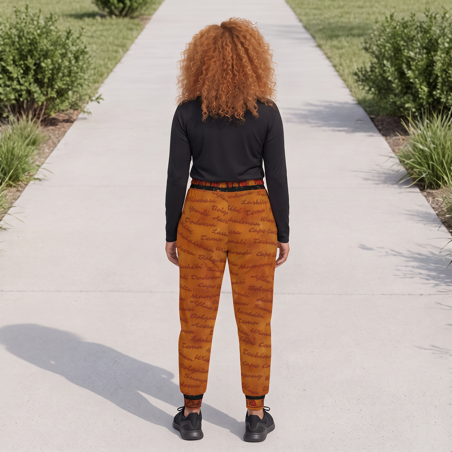 All Roads Lead to Ghana Joggers | ALTG Series | Unisex | Kinky Nomad