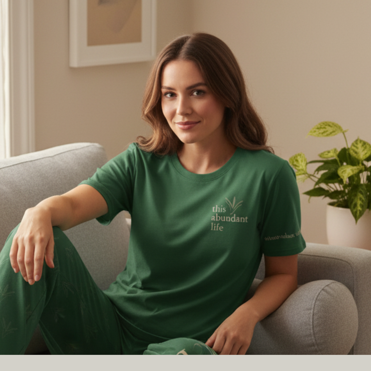 This Abundant Life Cotton Tee | Structured Midweight T-Shirt | Kinky Nomad