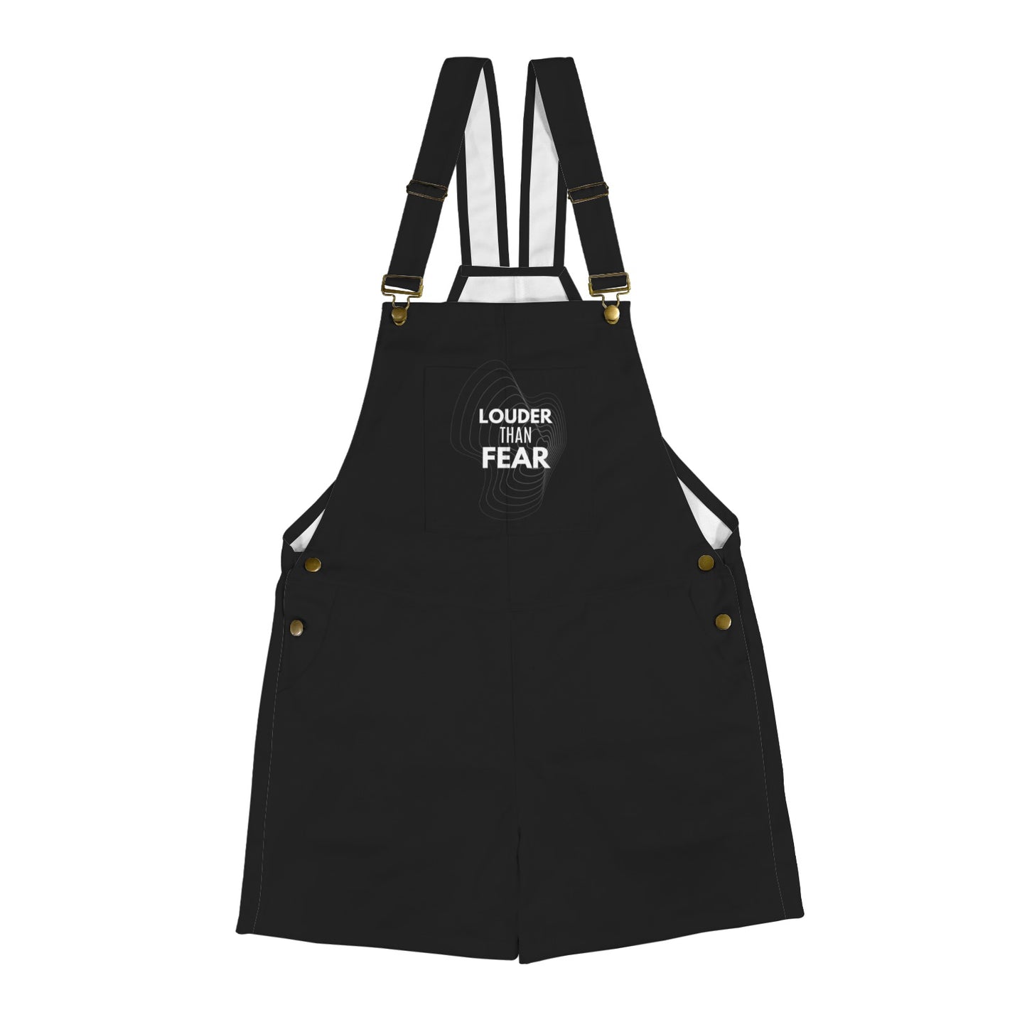 Unisex Streetwear Short Overalls | Graphic Casual Dungarees Shorts | Adjustable Strap Urban Jumpsuit