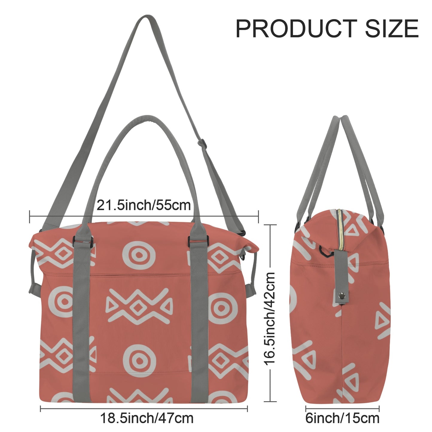 Savanna Earth Duffle Bag | Large Weekender & Travel Bag | Kinky Nomad