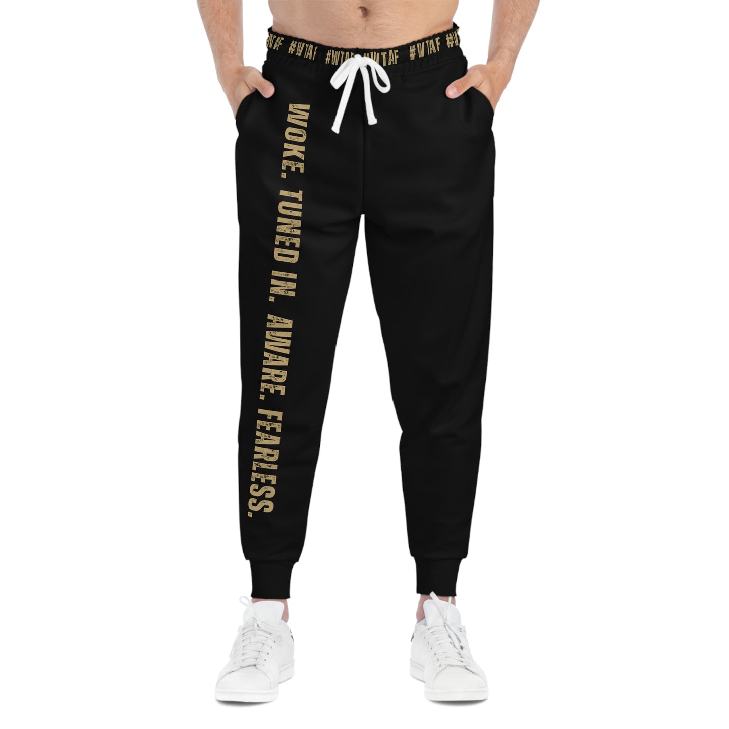 #WTAF - Athletic Joggers — BLACK
