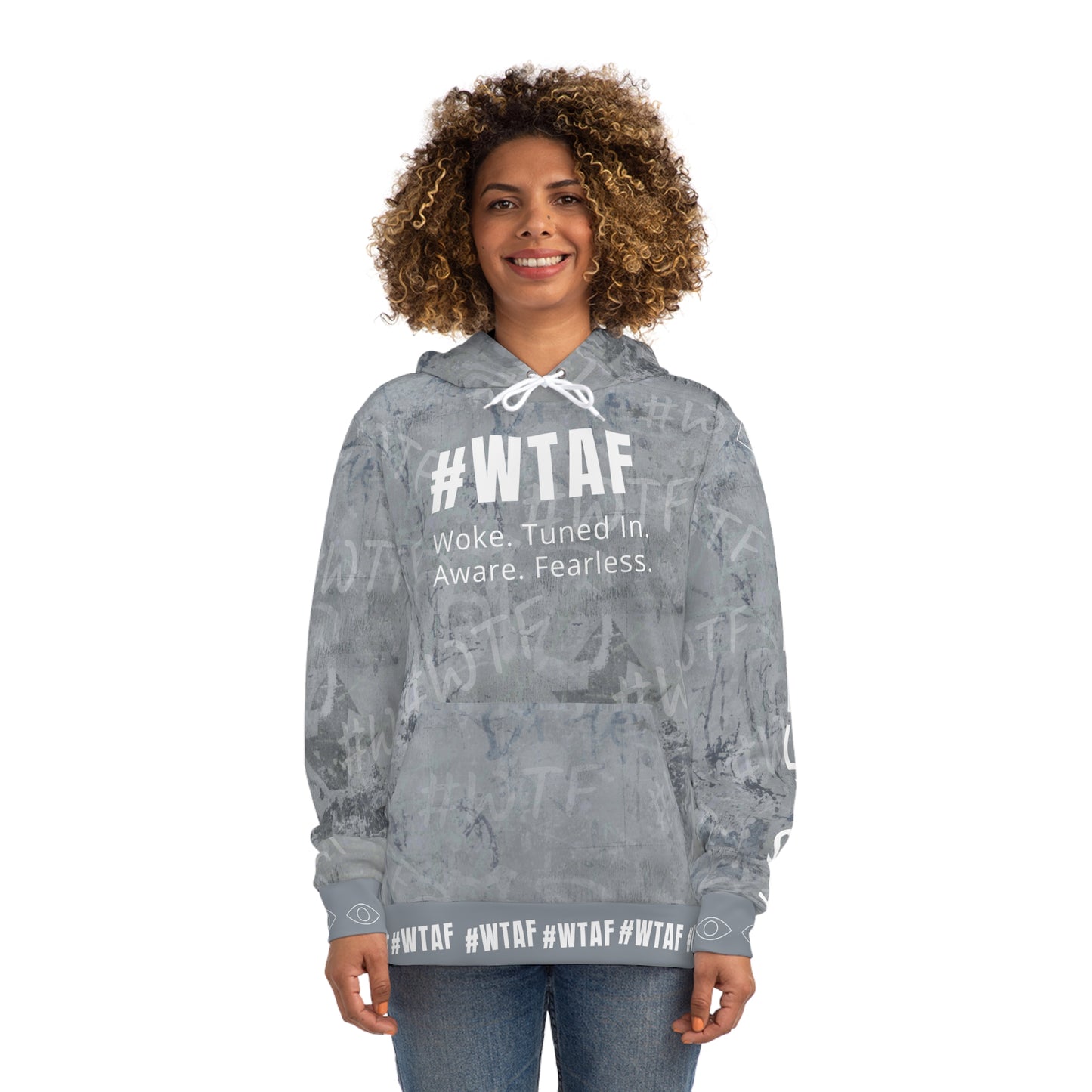 #WTAF Hoodie – Woke. Tuned In. Aware. Fearless.
