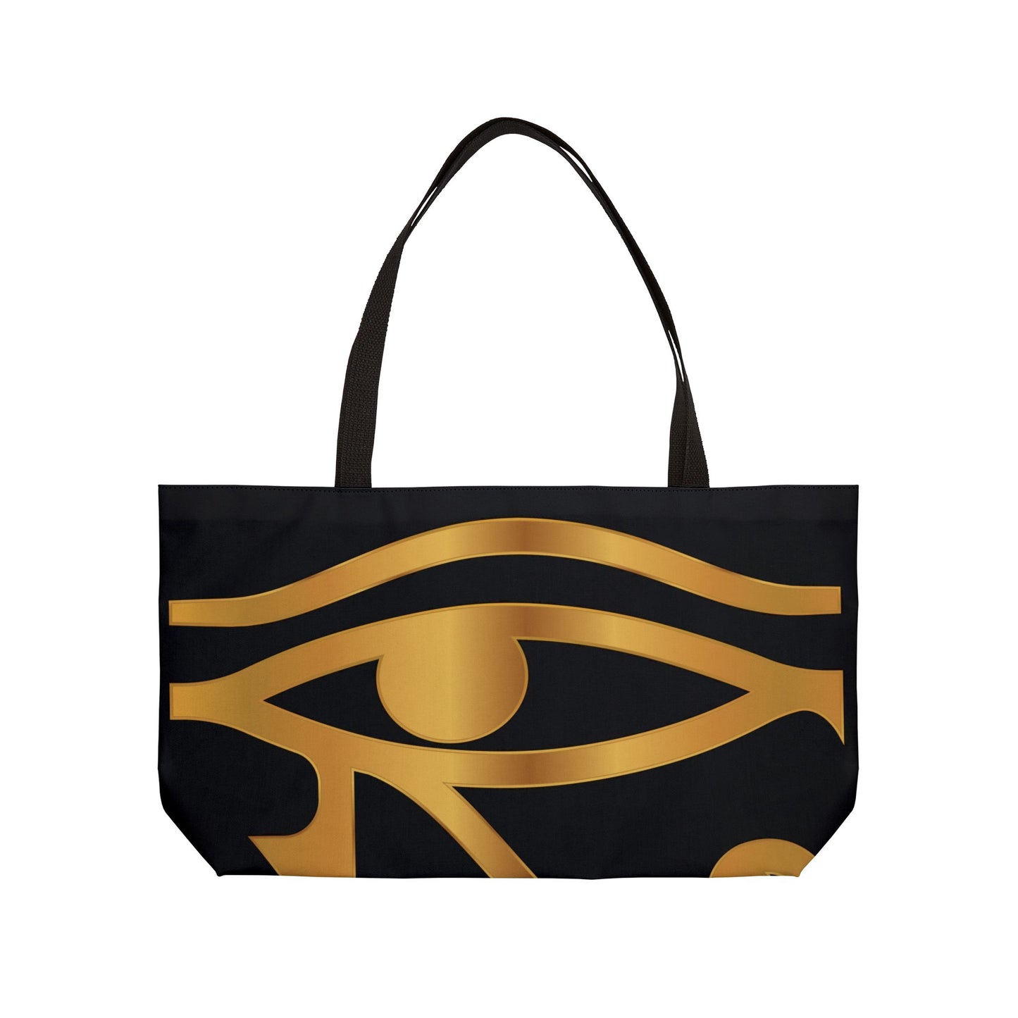 Weekender Tote Bag | Aya Bogolan Ghana Eye of Horus | Kinky Nomad