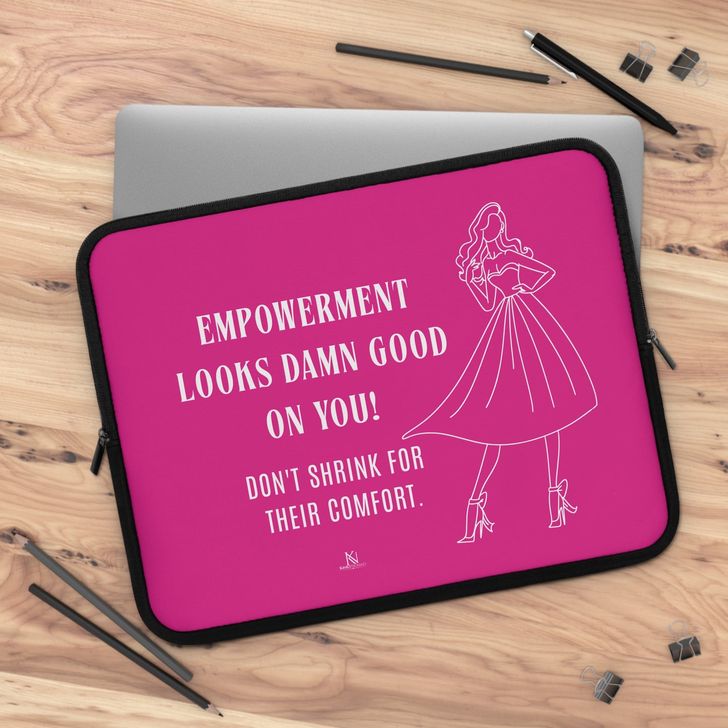 Empowerment Laptop Sleeve – Inspirational Protective Case (5 Designs, 3 Sizes)