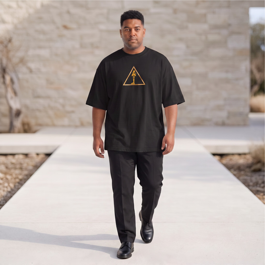 Osiris Oversized Tee | Kemet Series | Organic Cotton | Kinky Nomad