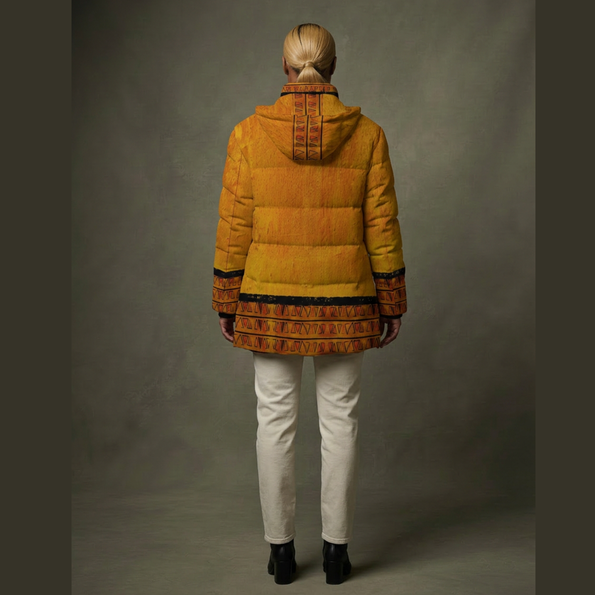 Ghana Ground Puffer Coat | Women's | Kinky Nomad