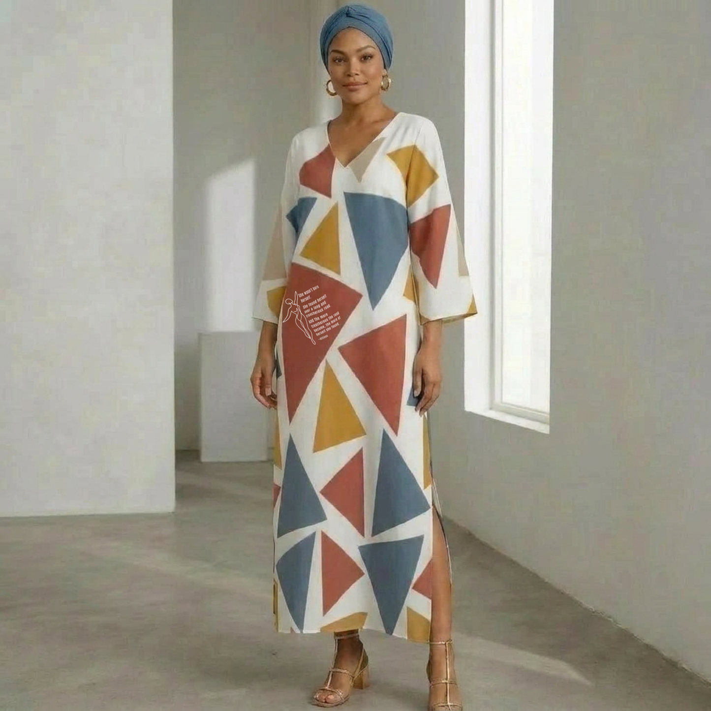 Born Herself Kaftan – Comfortable Casual Dress with Pockets
