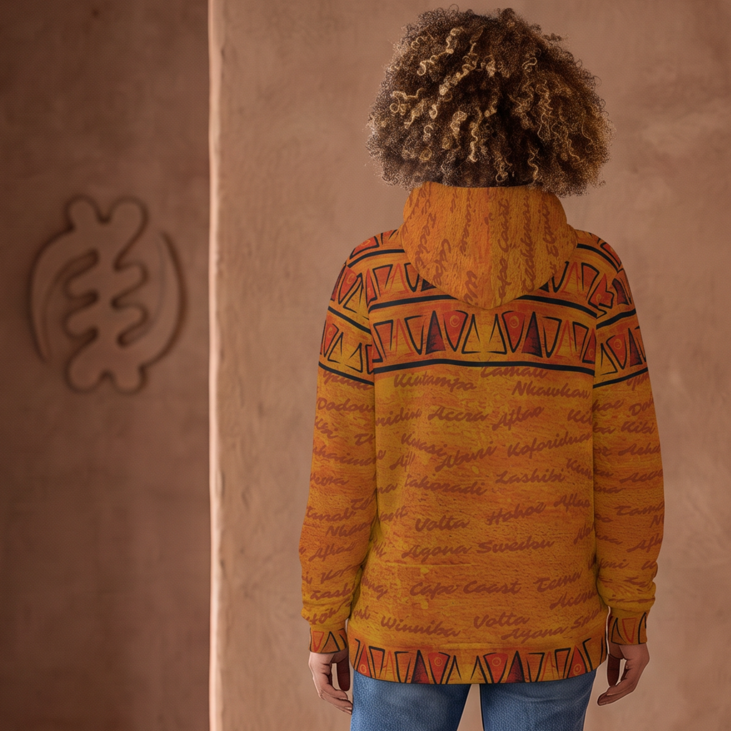 All Roads Lead to Ghana Hoodie | ALTG Series | Kinky Nomad
