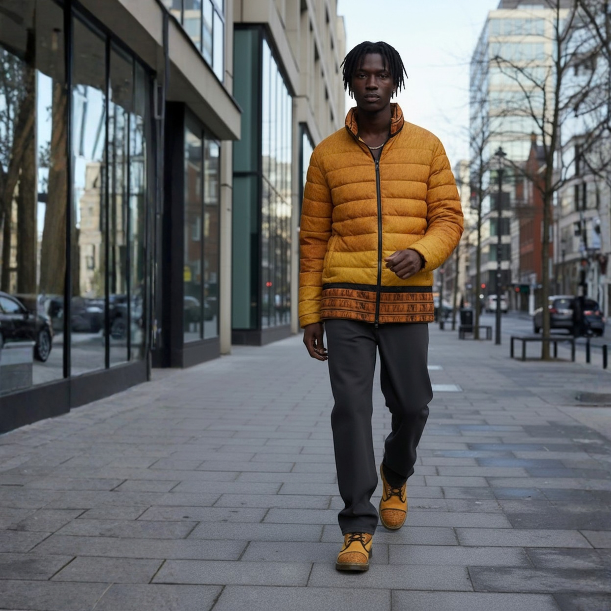 Ghana Ground Quilted Jacket | Men's | Kinky Nomad