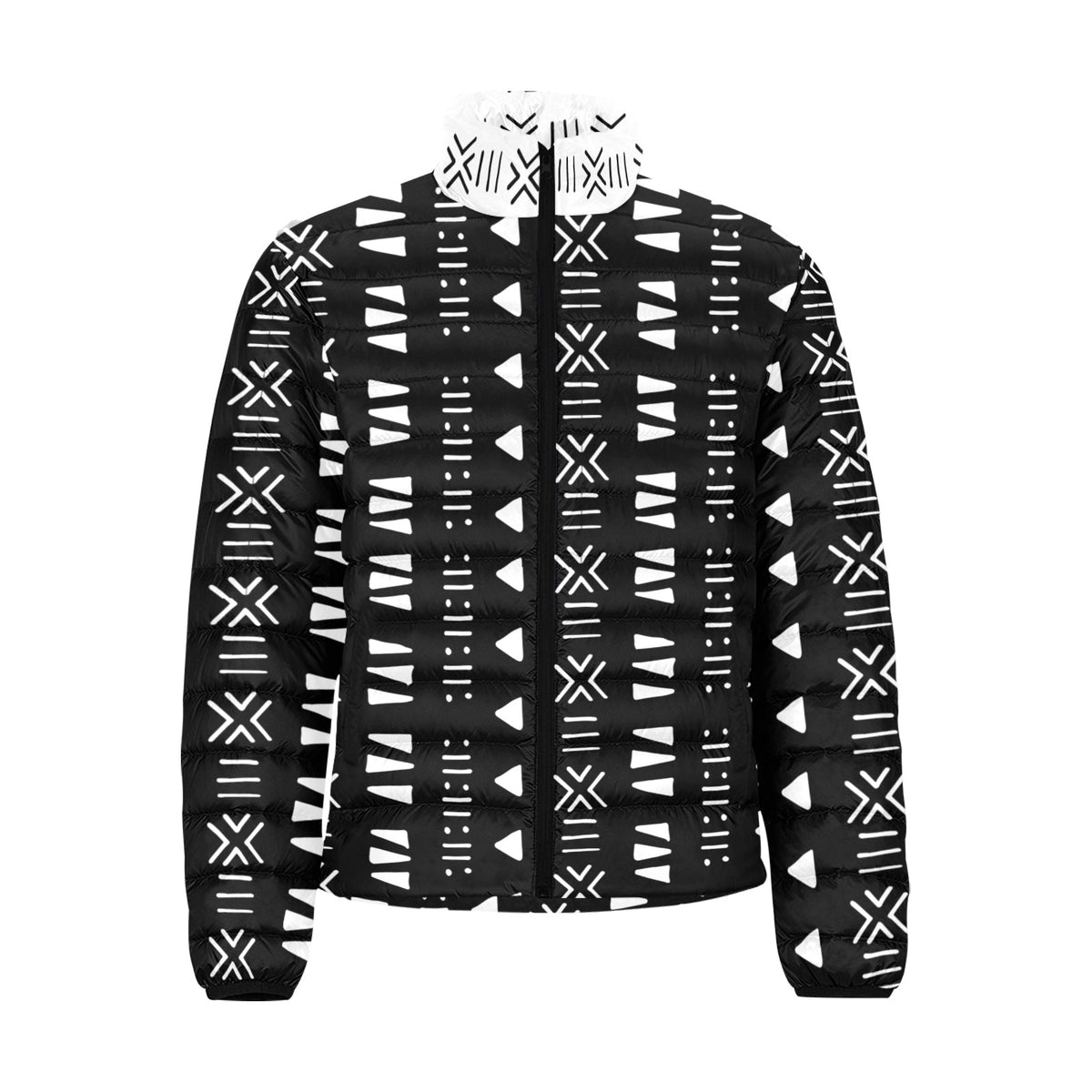Bogolan Print Padded Jacket | Men's | Savanna Series | Kinky Nomad