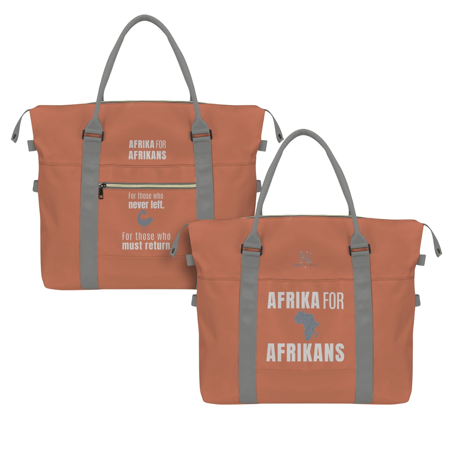 Afrika for Afrikans Utility Duffle Bag | Statement Travel & Gym Bag