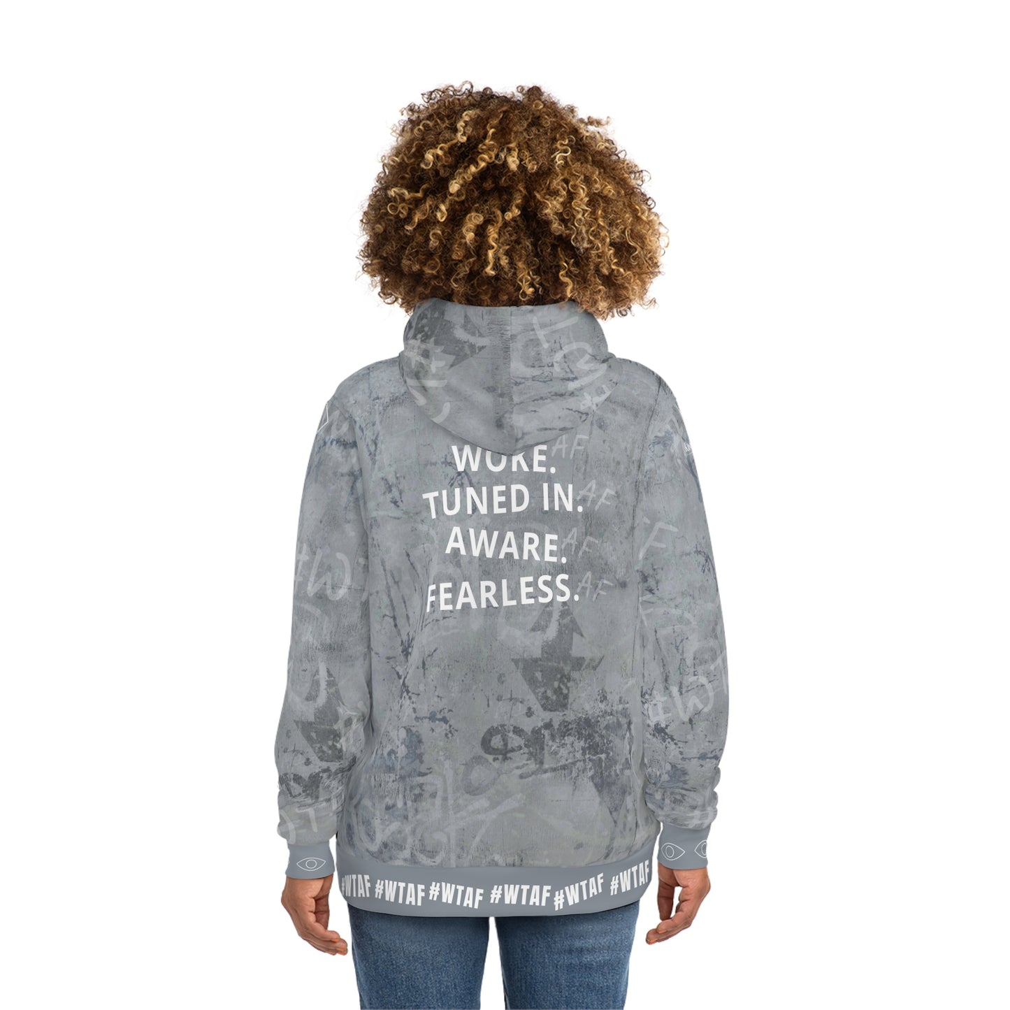 #WTAF Hoodie – Woke. Tuned In. Aware. Fearless.