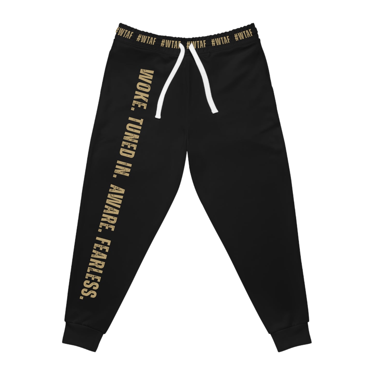 #WTAF - Athletic Joggers — BLACK