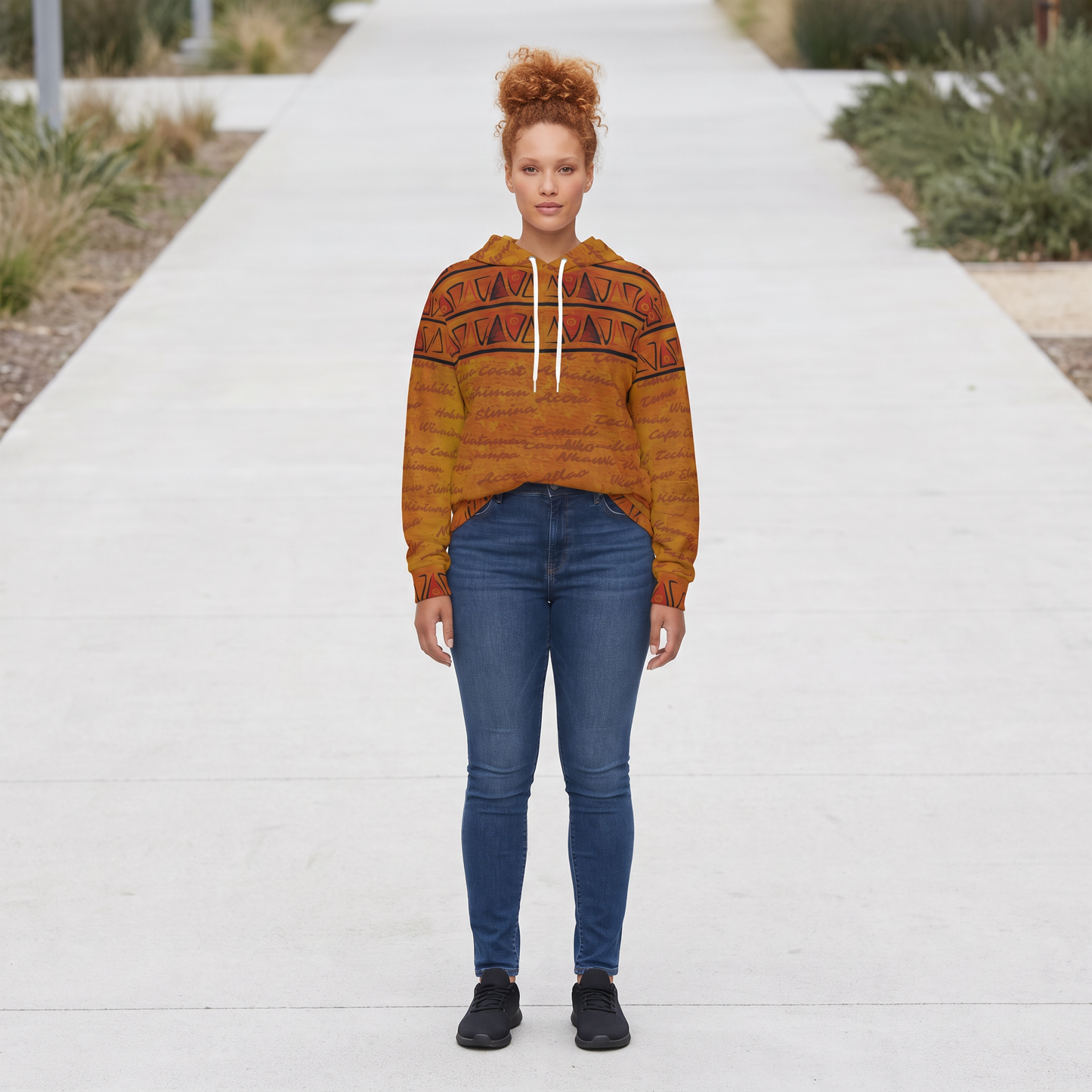 All Roads Lead to Ghana Hoodie | ALTG Series | Unisex | Kinky Nomad