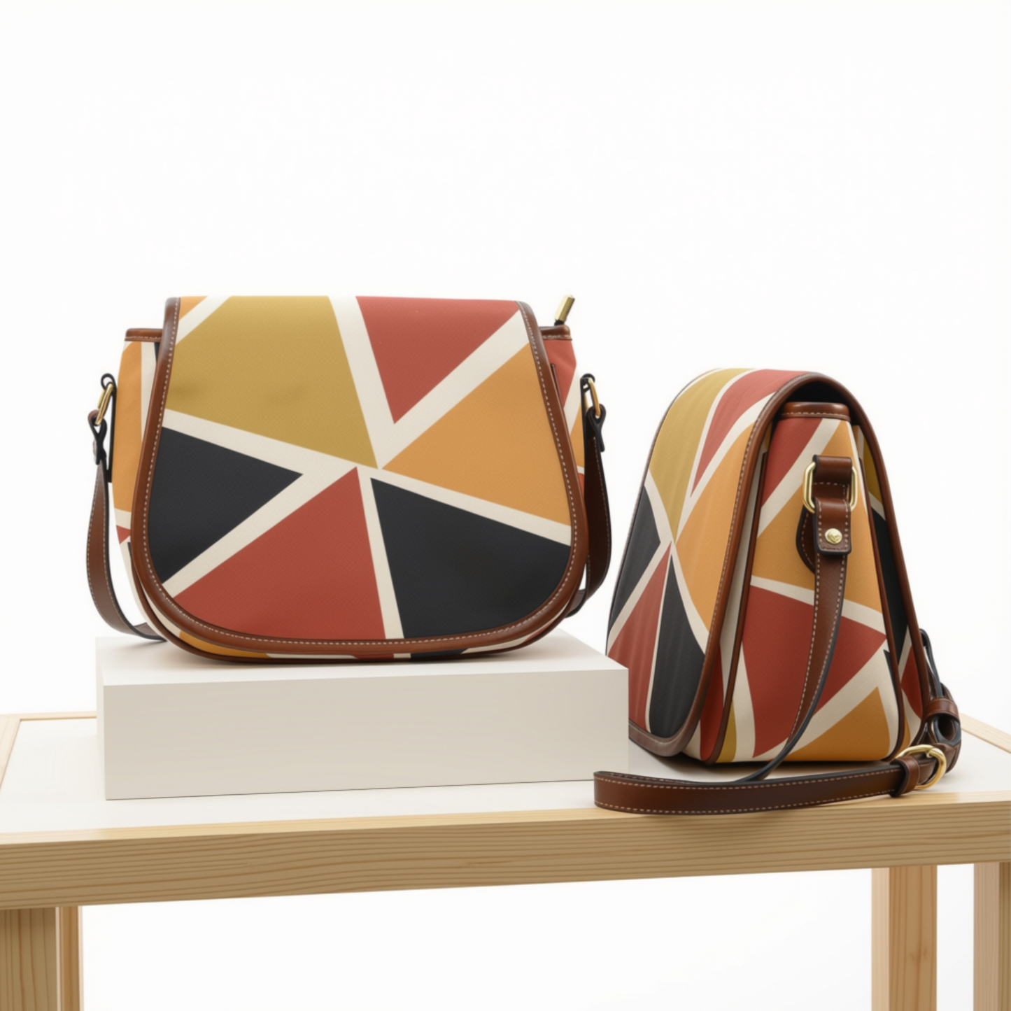 Crossbody Saddle Bag | Angles Savanna Kemet Ghana | Kinky Nomad
