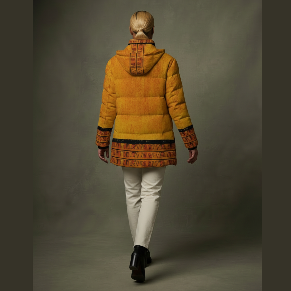 Ghana Ground Puffer Coat | Women's | Kinky Nomad