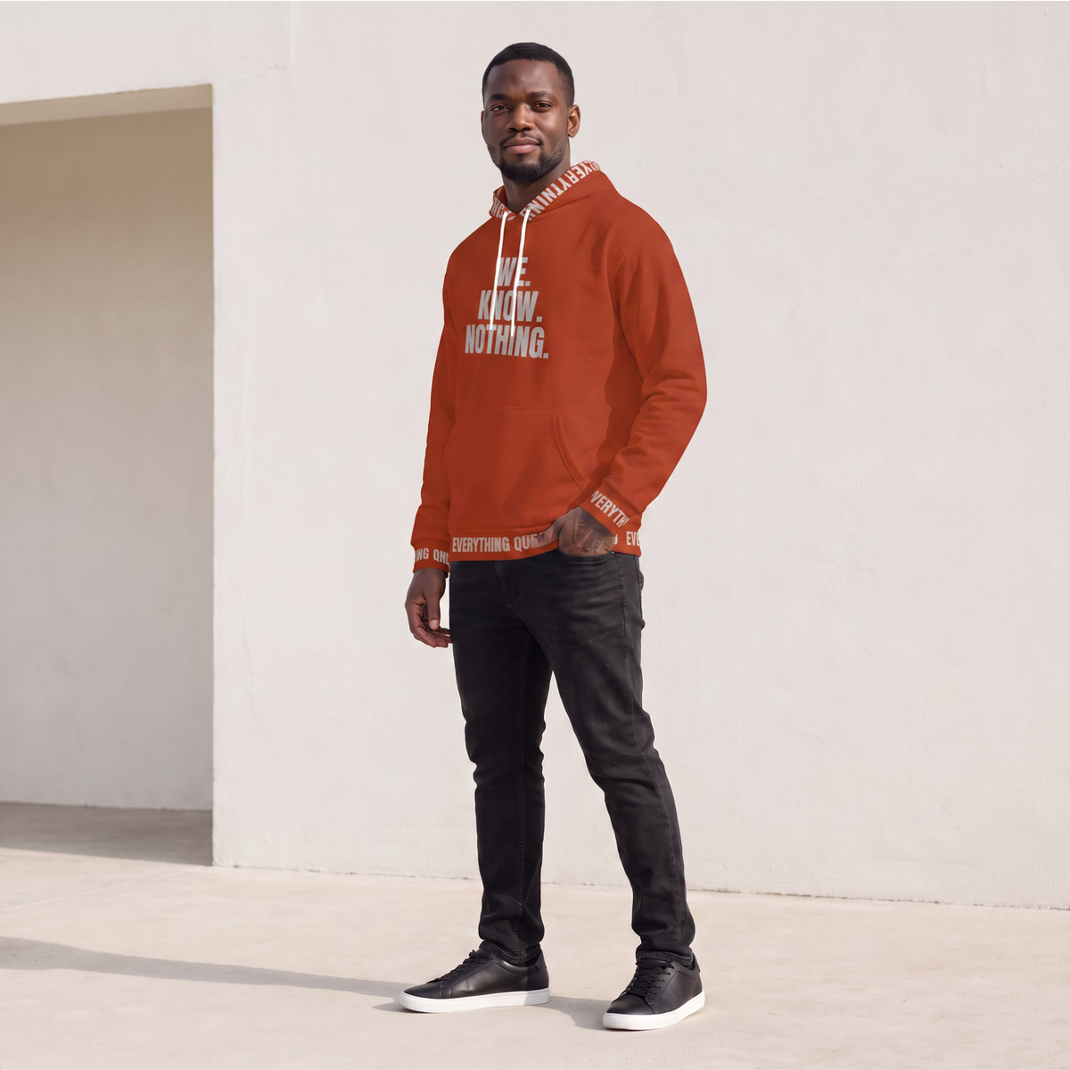 We Know Nothing Hoodie | Manifesto Series | Unisex | Kinky Nomad