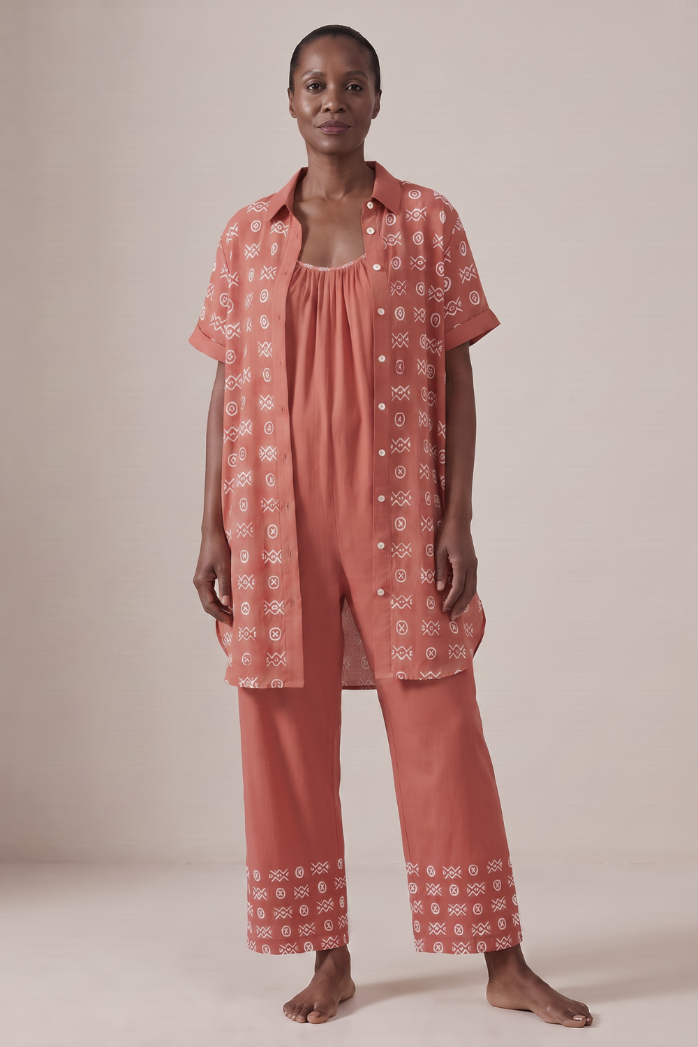 Savanna Earth Bundle | Shirt Dress + Jumpsuit | Kinky Nomad