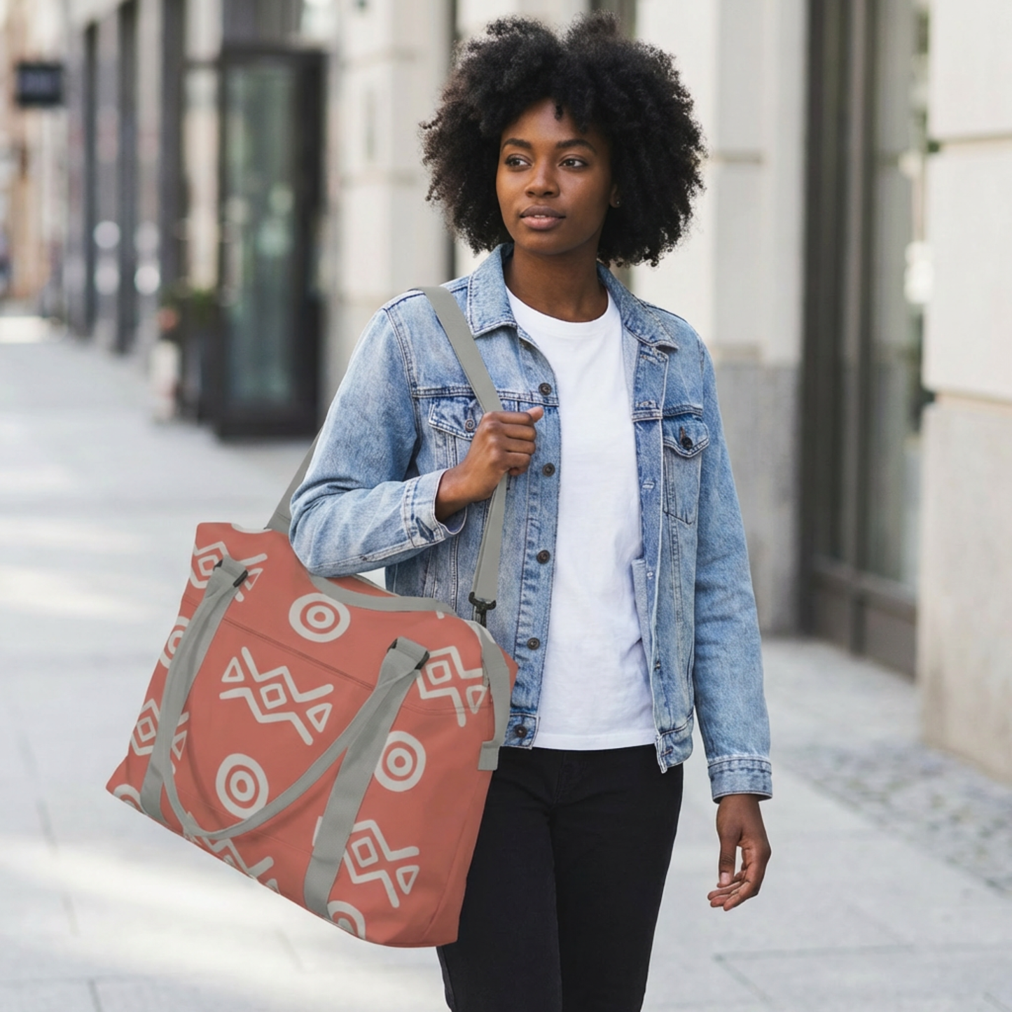 Savanna Earth Duffle Bag | Large Weekender & Travel Bag | Kinky Nomad