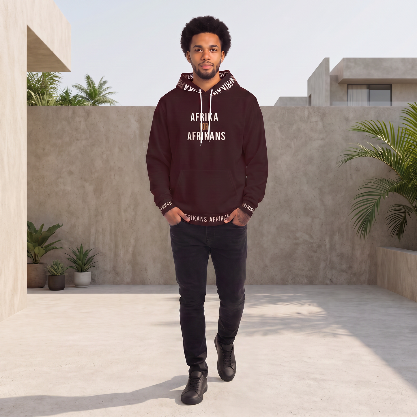 Afrika for Afrikans Hoodie | Manifesto Series | Unisex | Kinky Nomad