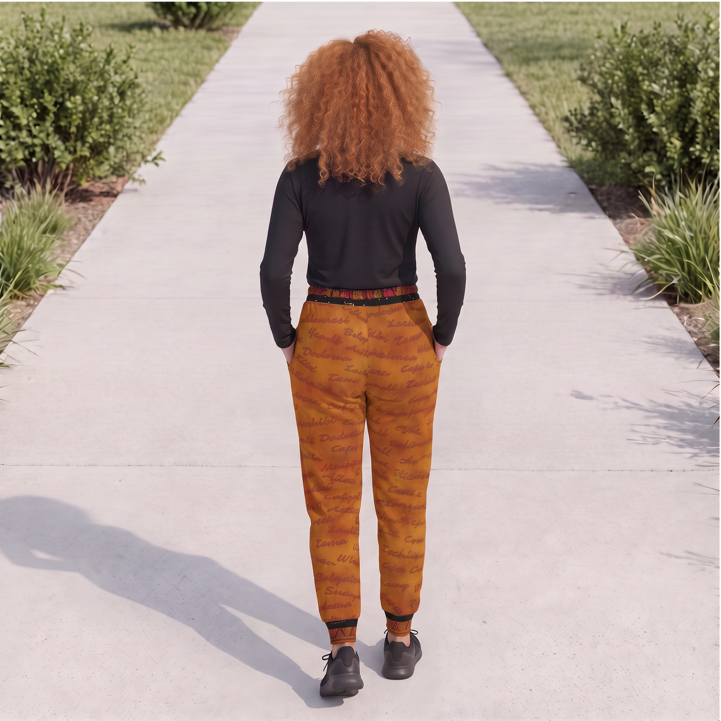 All Roads Lead to Ghana Joggers | ALTG Series | Unisex | Kinky Nomad