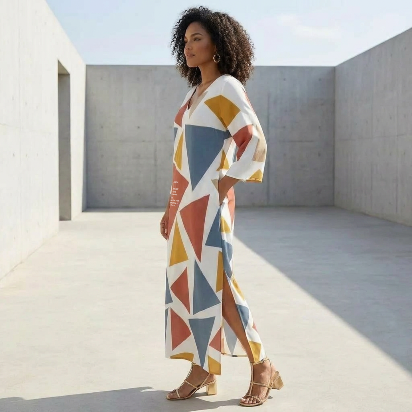 Born Herself Kaftan – Comfortable Casual Dress with Pockets