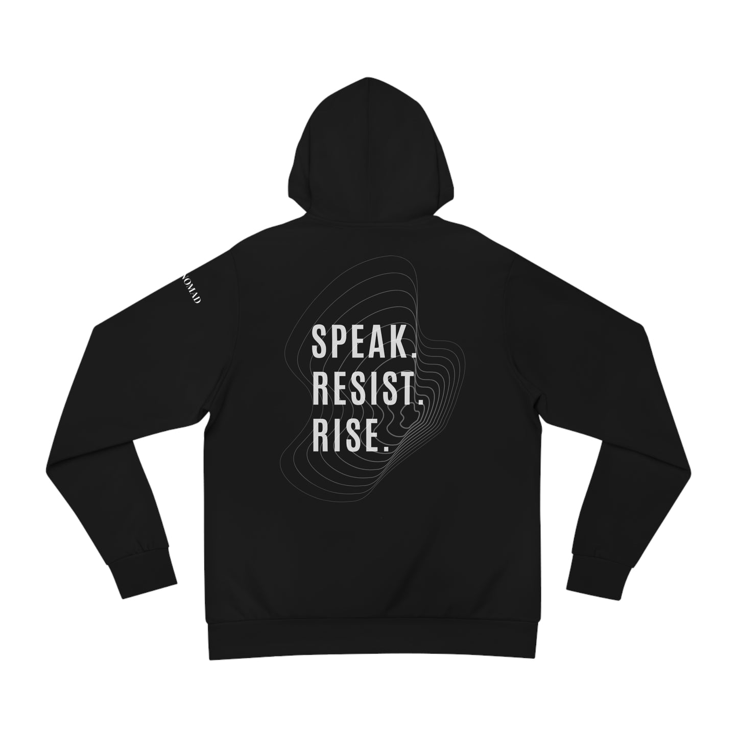 Louder Than Fear Hoodie – Speak Resist Rise Unisex Statement Hoodie