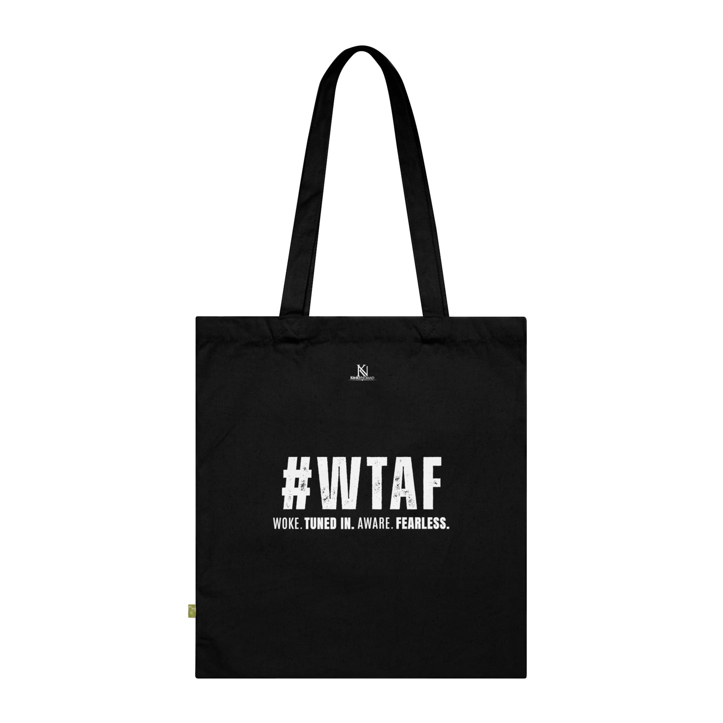 Organic Cotton Tote Bag – Eco-Friendly 15x16.5 Sustainable Tote | Freedom to Refuse, #WTAF, I Stand in My Power, The System Isn’t Broken