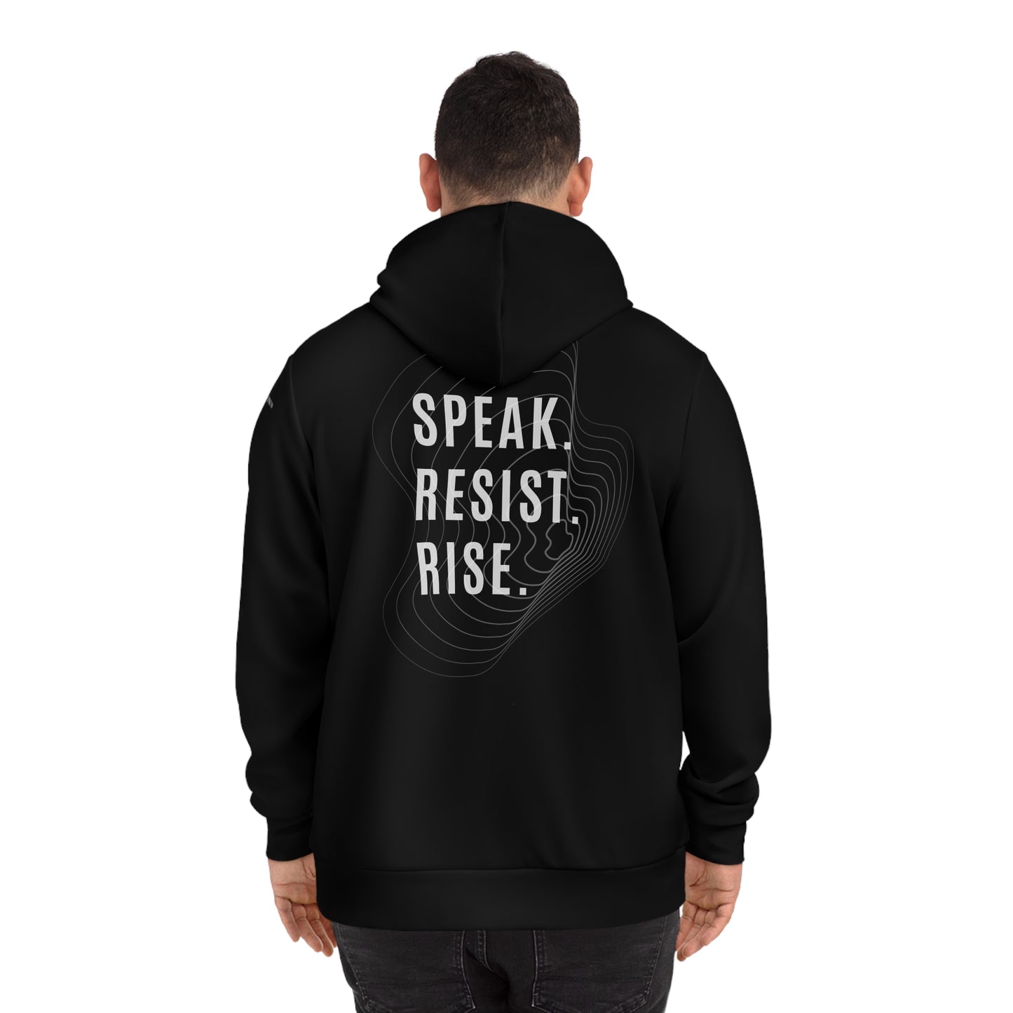 Louder Than Fear Hoodie – Speak Resist Rise Unisex Statement Hoodie