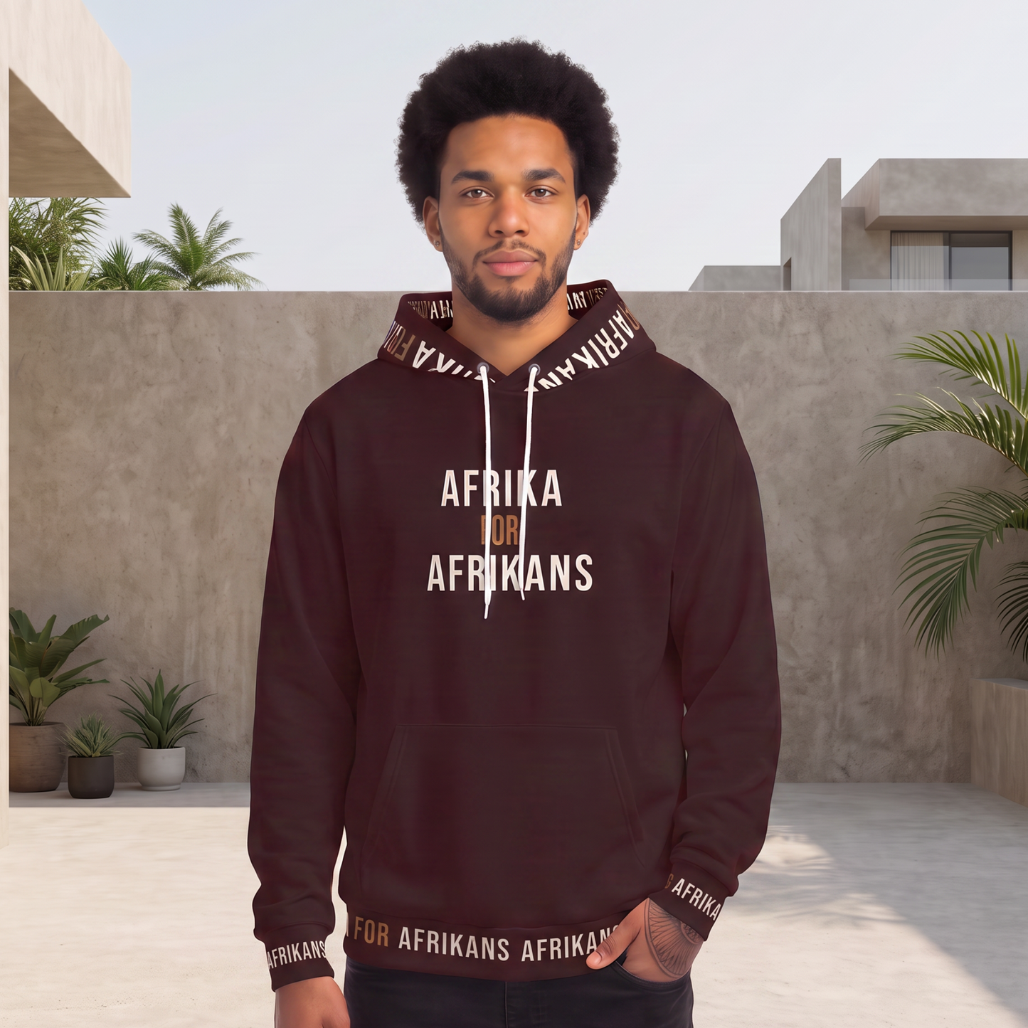 Afrika for Afrikans Hoodie | Manifesto Series | Unisex | Kinky Nomad