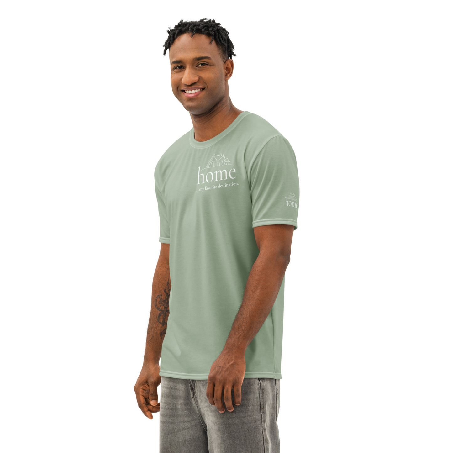 Home Is My Favorite Destination Cotton T-Shirt | Minimalist Unisex Tee