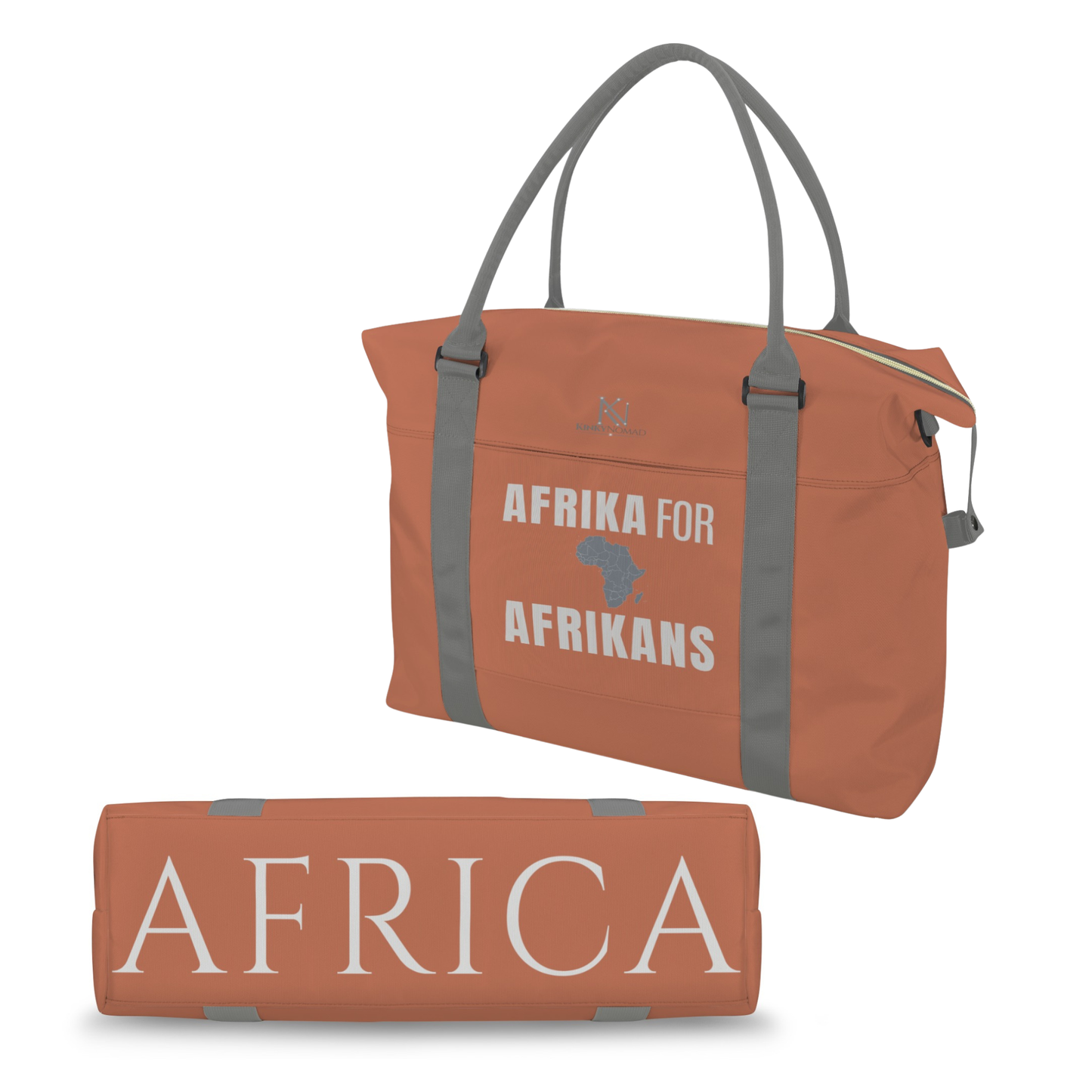 Afrika for Afrikans Utility Duffle Bag | Statement Travel & Gym Bag