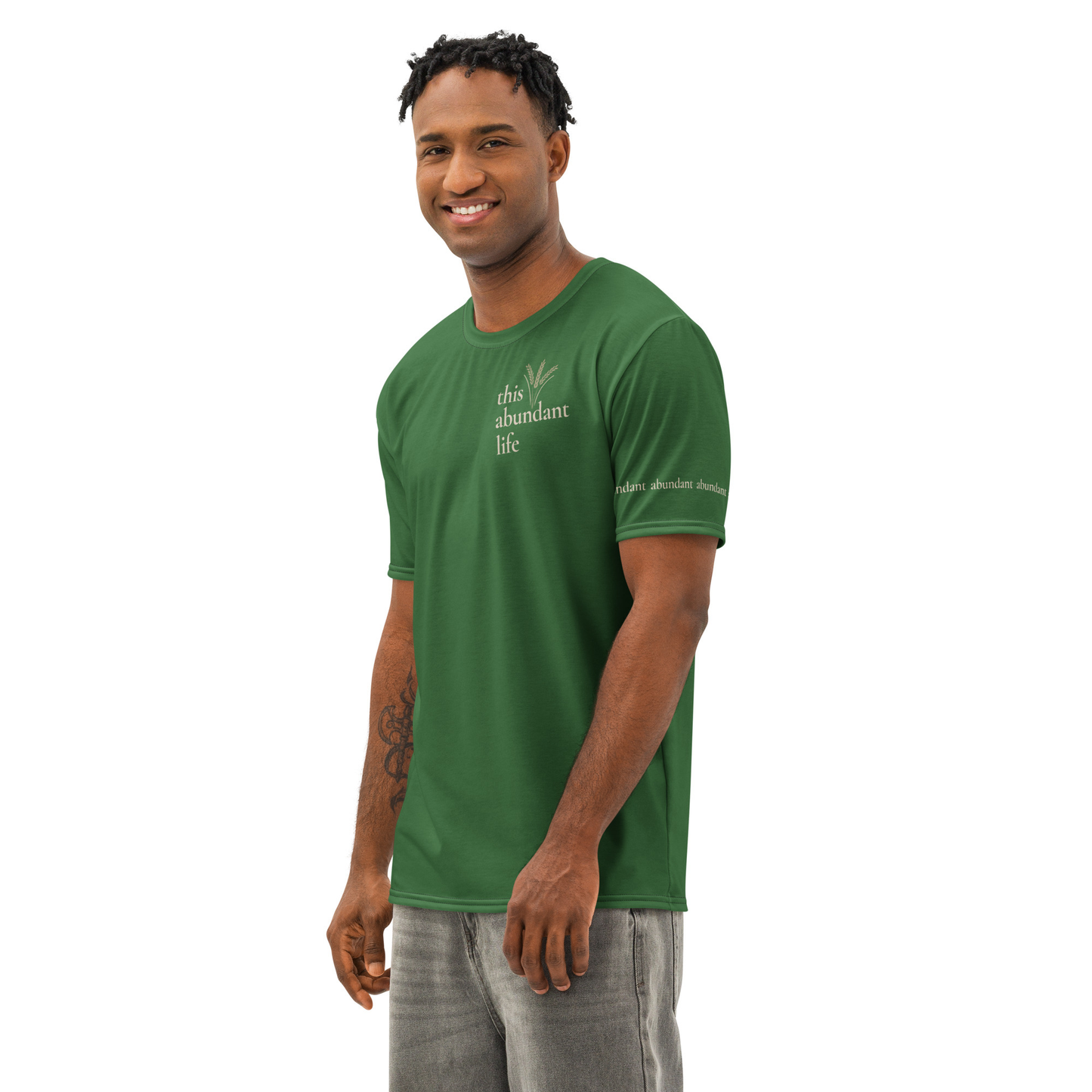 This Abundant Life Cotton Tee | Structured Midweight T-Shirt | Kinky Nomad