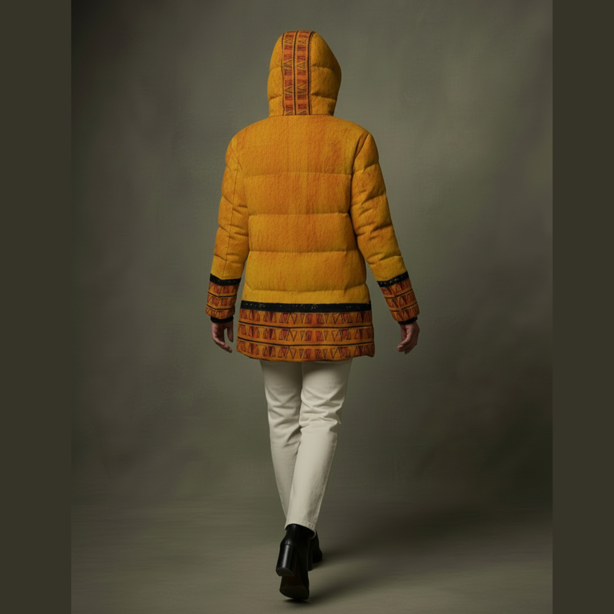 Ghana Ground Puffer Coat | Women's | Kinky Nomad