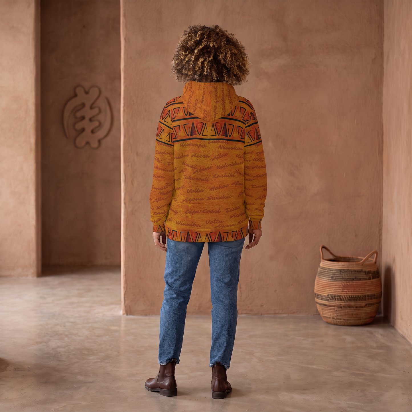 All Roads Lead to Ghana Hoodie | ALTG Series | Kinky Nomad