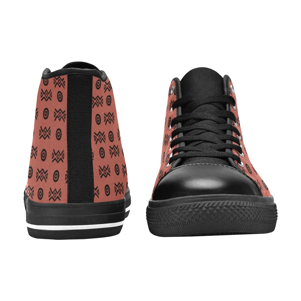 High Top Sneakers | Adinkra | Savanna Sole | Boho Sole & Crown | Kinky Nomad