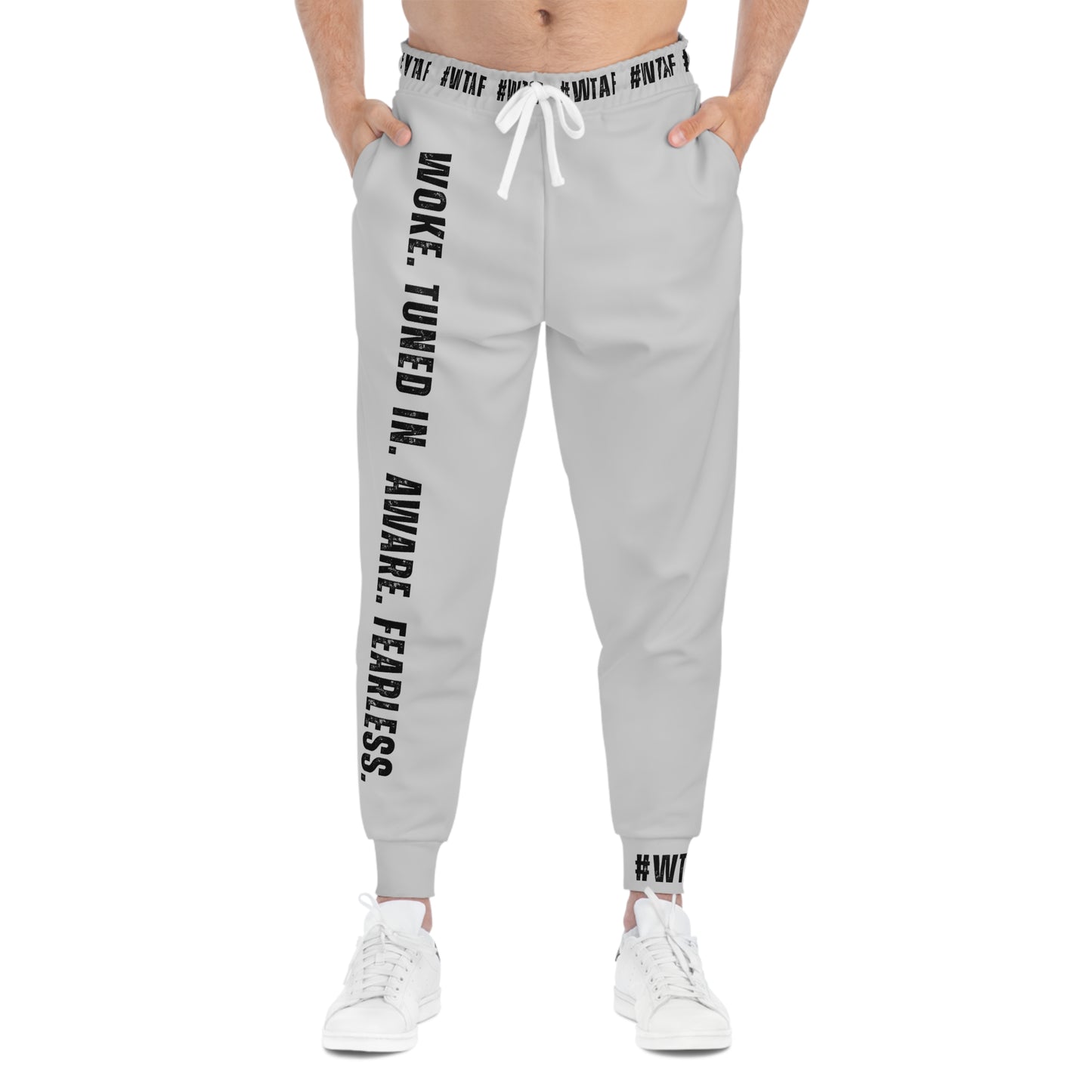#WTAF - Athletic Joggers — LIGHT GRAY