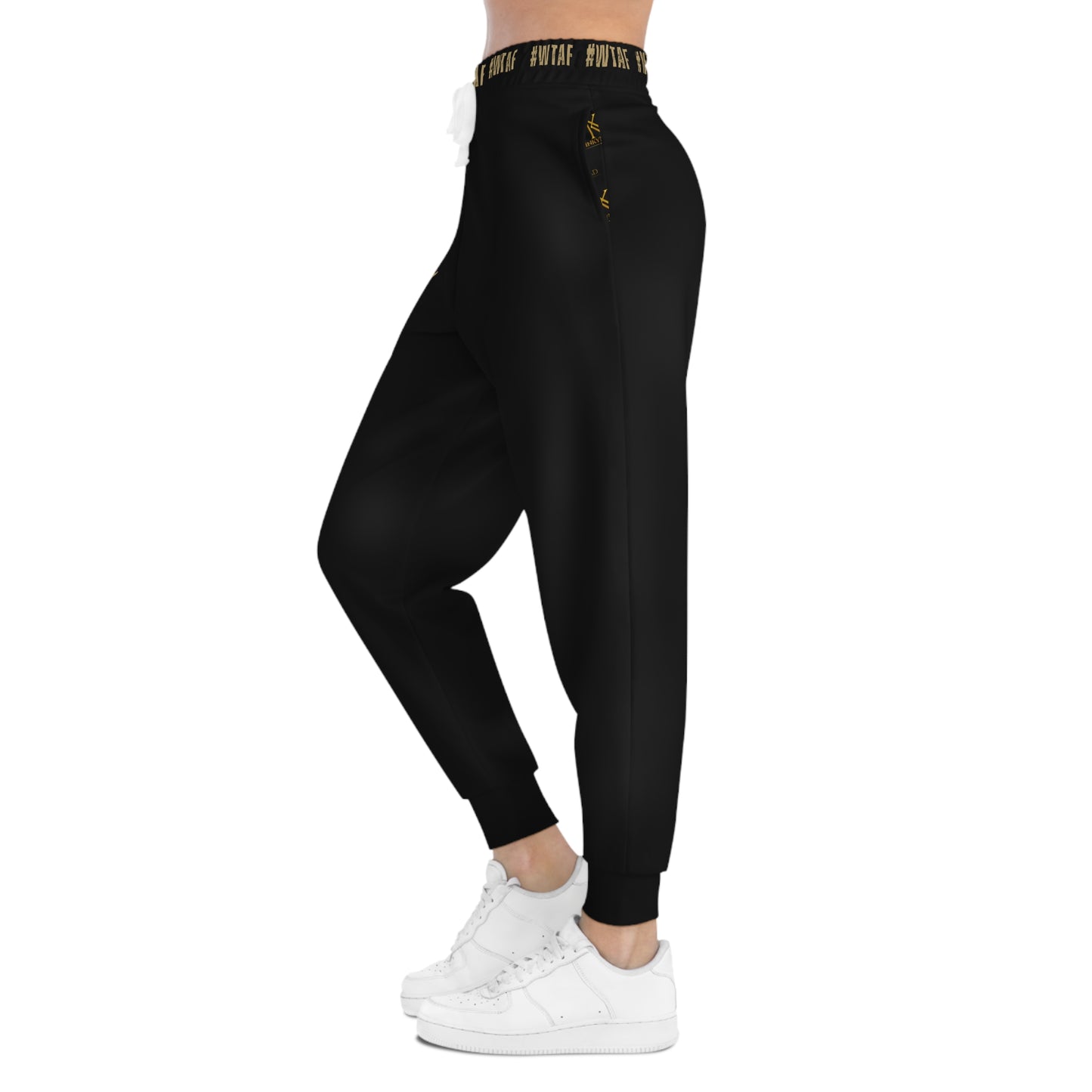 #WTAF - Athletic Joggers — BLACK