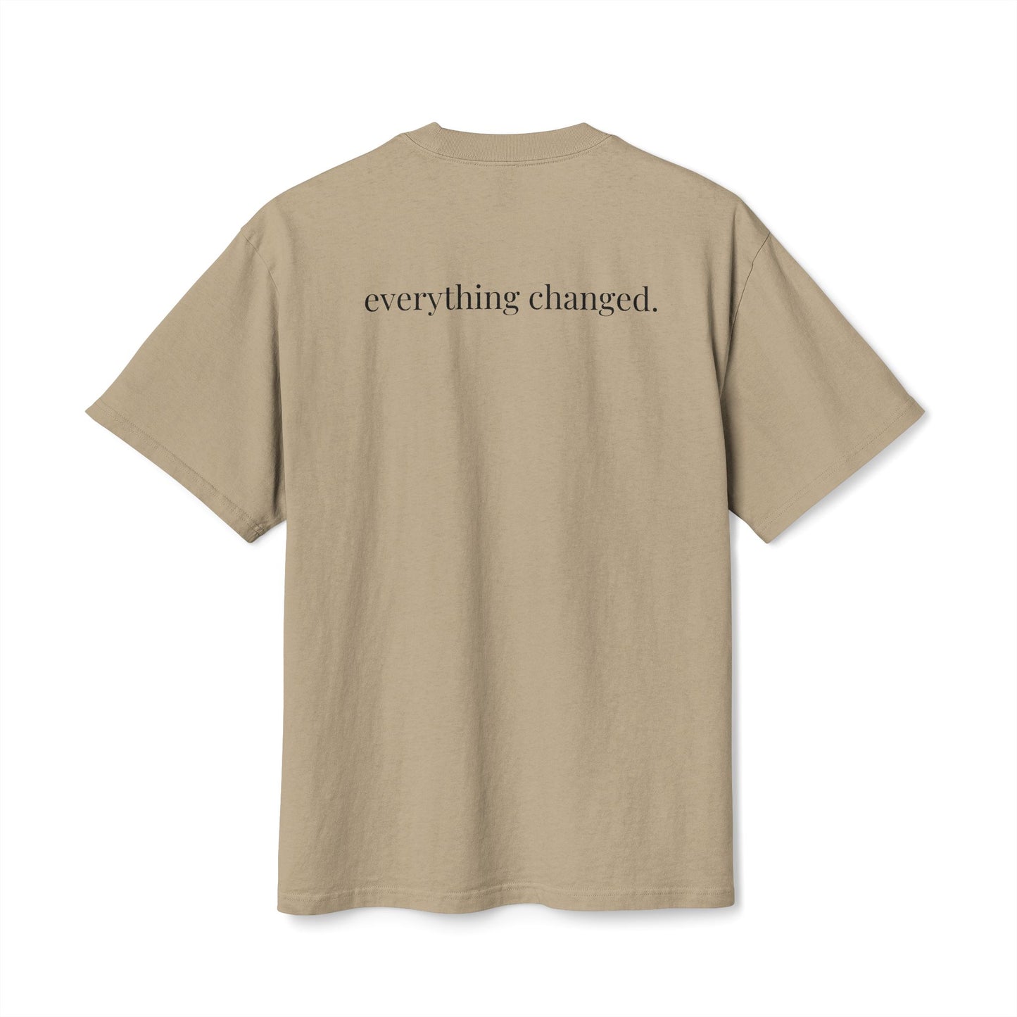 HER POWER — Unisex Heavy Faded Tee (Faded Black/Eucalyptus/Bone/Khaki)