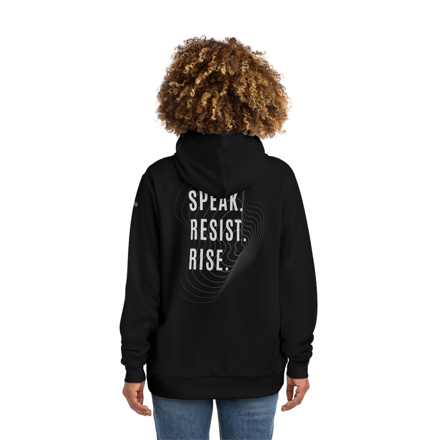 Louder Than Fear Hoodie – Speak Resist Rise Unisex Statement Hoodie