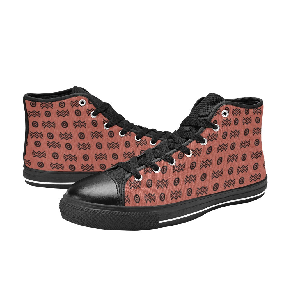 High Top Sneakers | Adinkra | Savanna Sole | Boho Sole & Crown | Kinky Nomad
