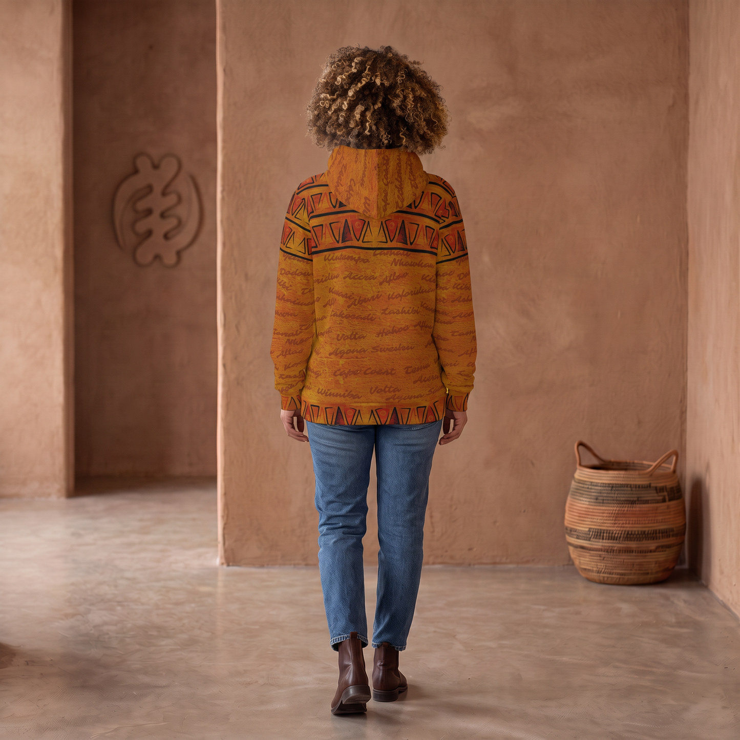 All Roads Lead to Ghana Hoodie | ALTG Series | Kinky Nomad