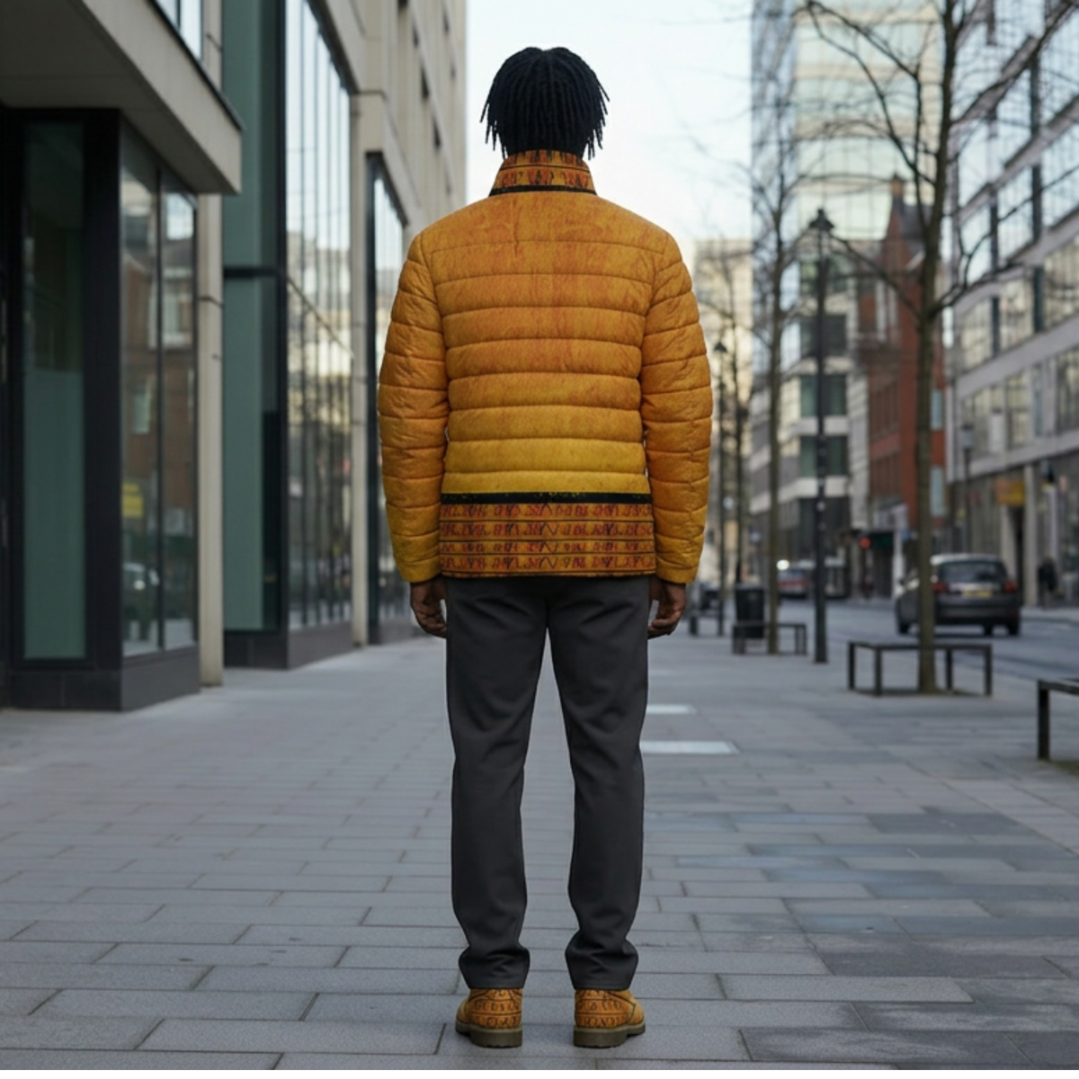Ghana Ground Quilted Jacket | Men's | Kinky Nomad