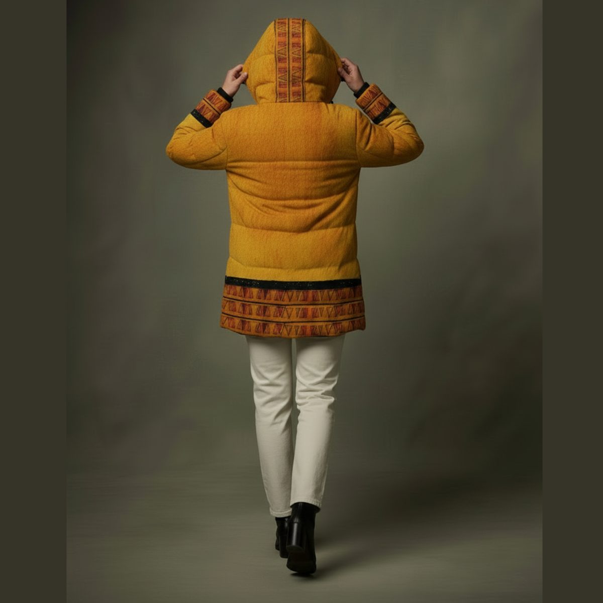Ghana Ground Puffer Coat | Women's | Kinky Nomad