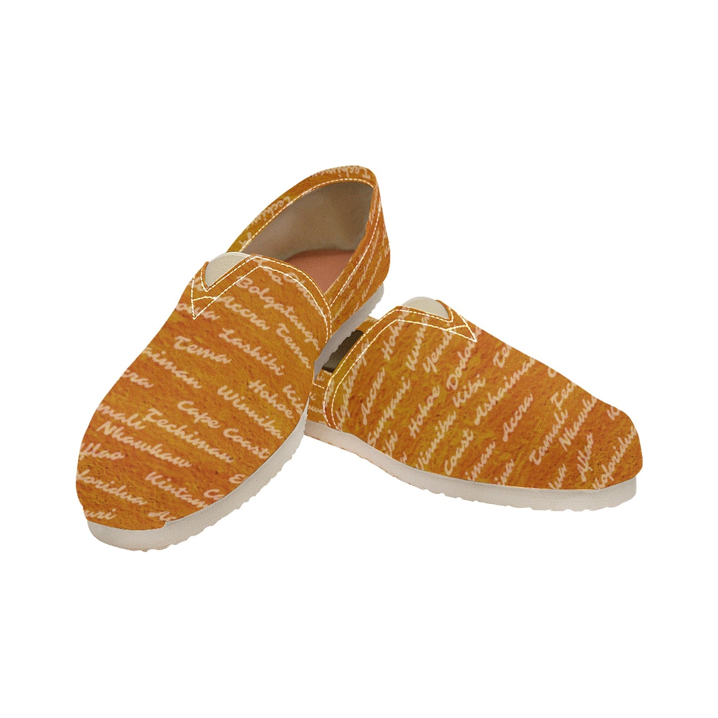 Canvas Slip-On Shoes | Ghana & Angles Series | Kinky Nomad