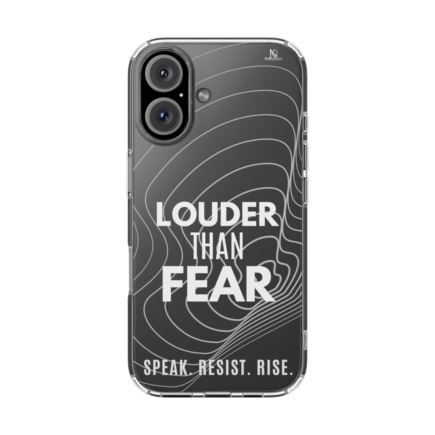 Empowerment Clear Phone Case – Slim Protective Cover for iPhone & Samsung (5 Designs)