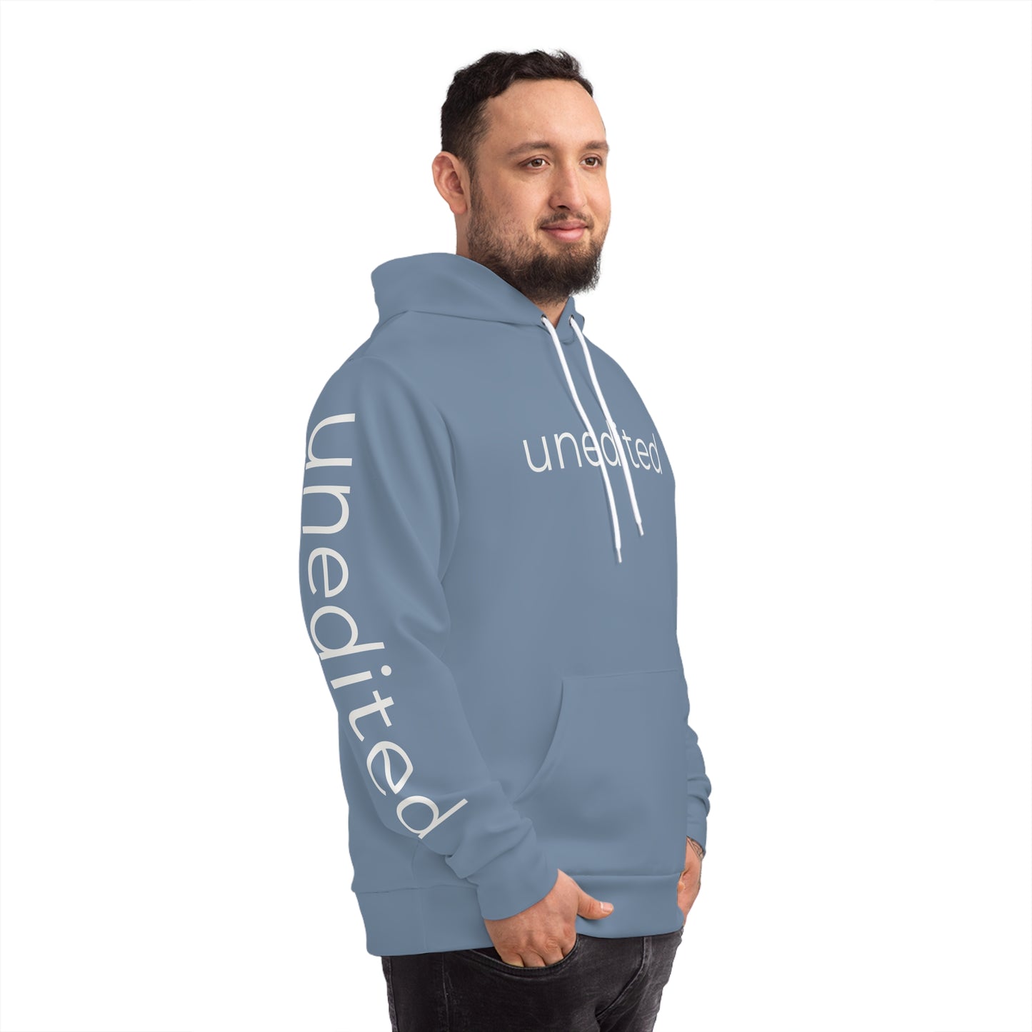 Unedited Hoodie | Minimalist Unisex Hoodie for Authentic Style