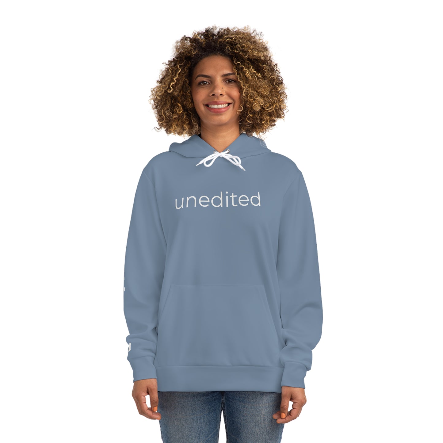 Unedited Hoodie | Minimalist Unisex Hoodie for Authentic Style