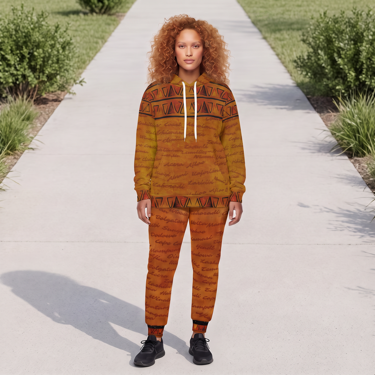 All Roads Lead to Ghana Bundle | Hoodie & Joggers | Kinky Nomad